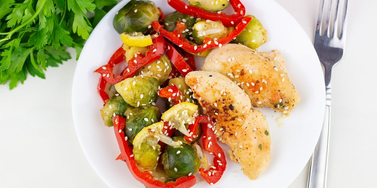 Hähnchen mit Rosenkohl - VitalBodyPLUS.de