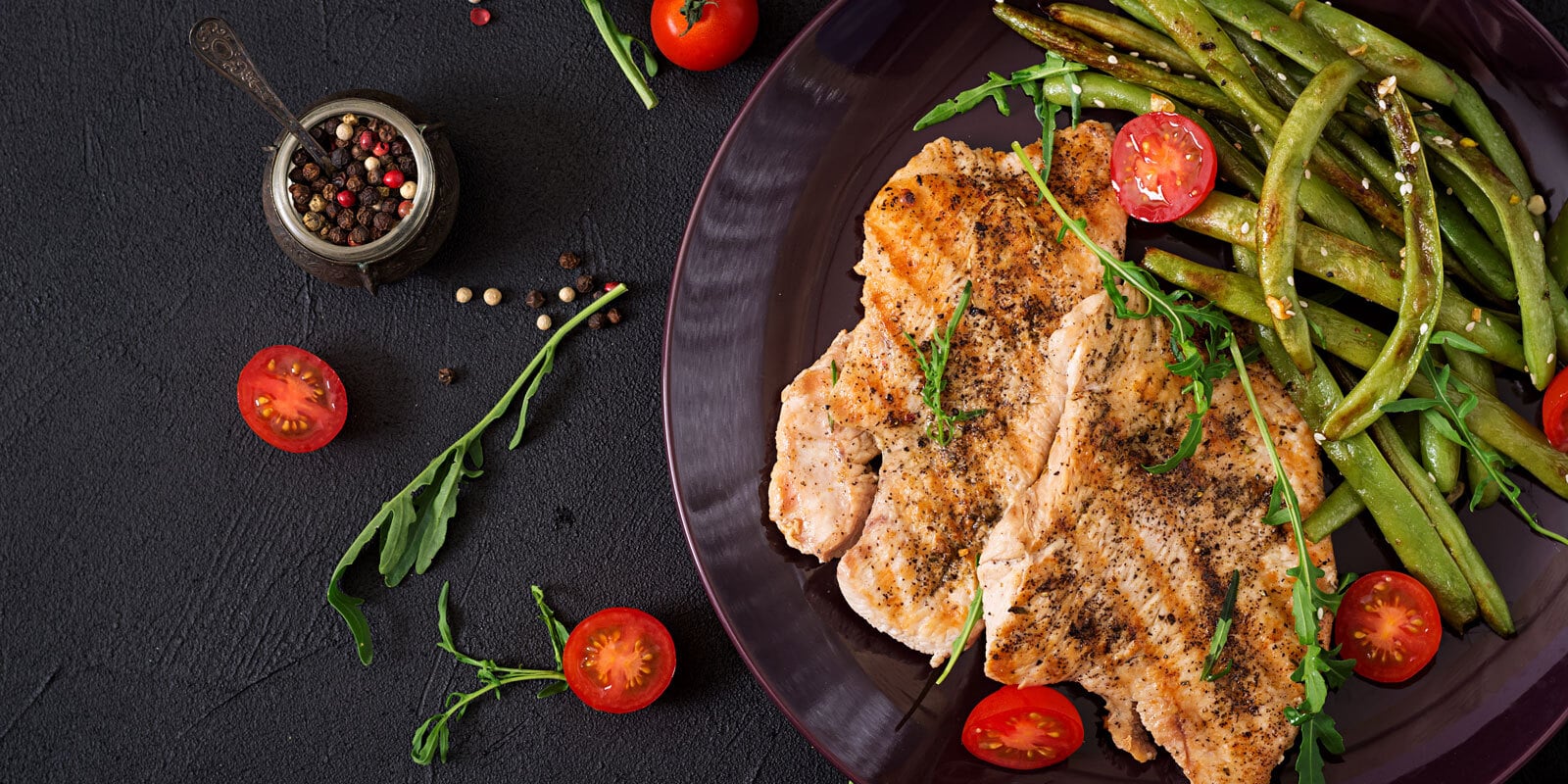 Leckeres Truthahn Filet mit grünen Bohnen - VitalBodyPLUS.de