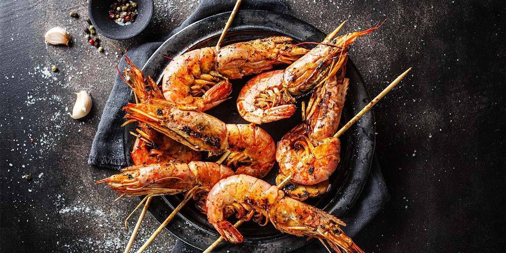 Garnelenspieße nach thailändischer Art - VitalBodyPLUS.de