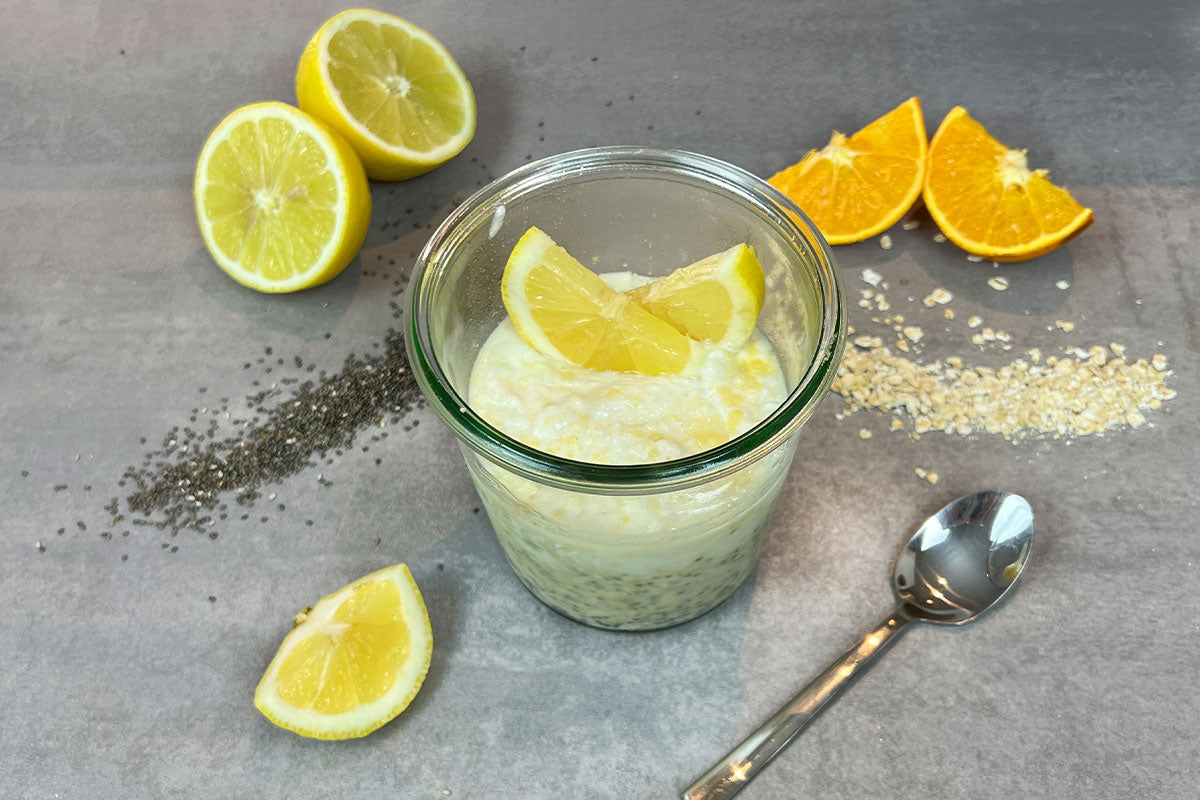 Frische Lemon Overnight Oats