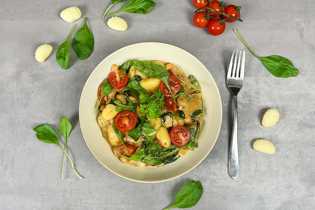 Gnocchi Protein Pfanne
