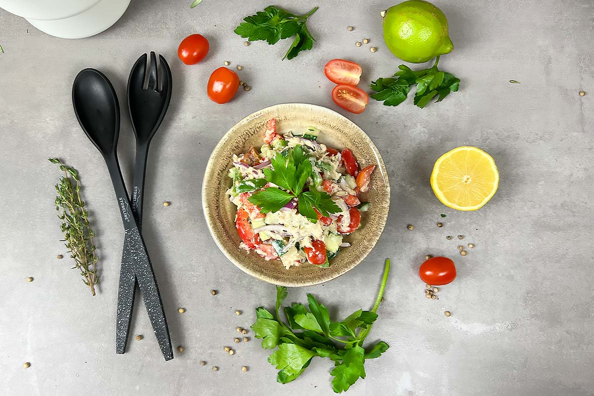 Knackiger Thunfisch Salat