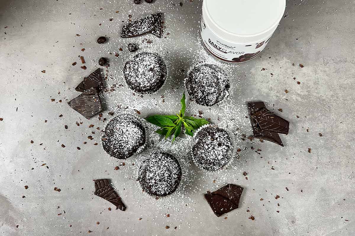 Proteinpower Schokomuffins