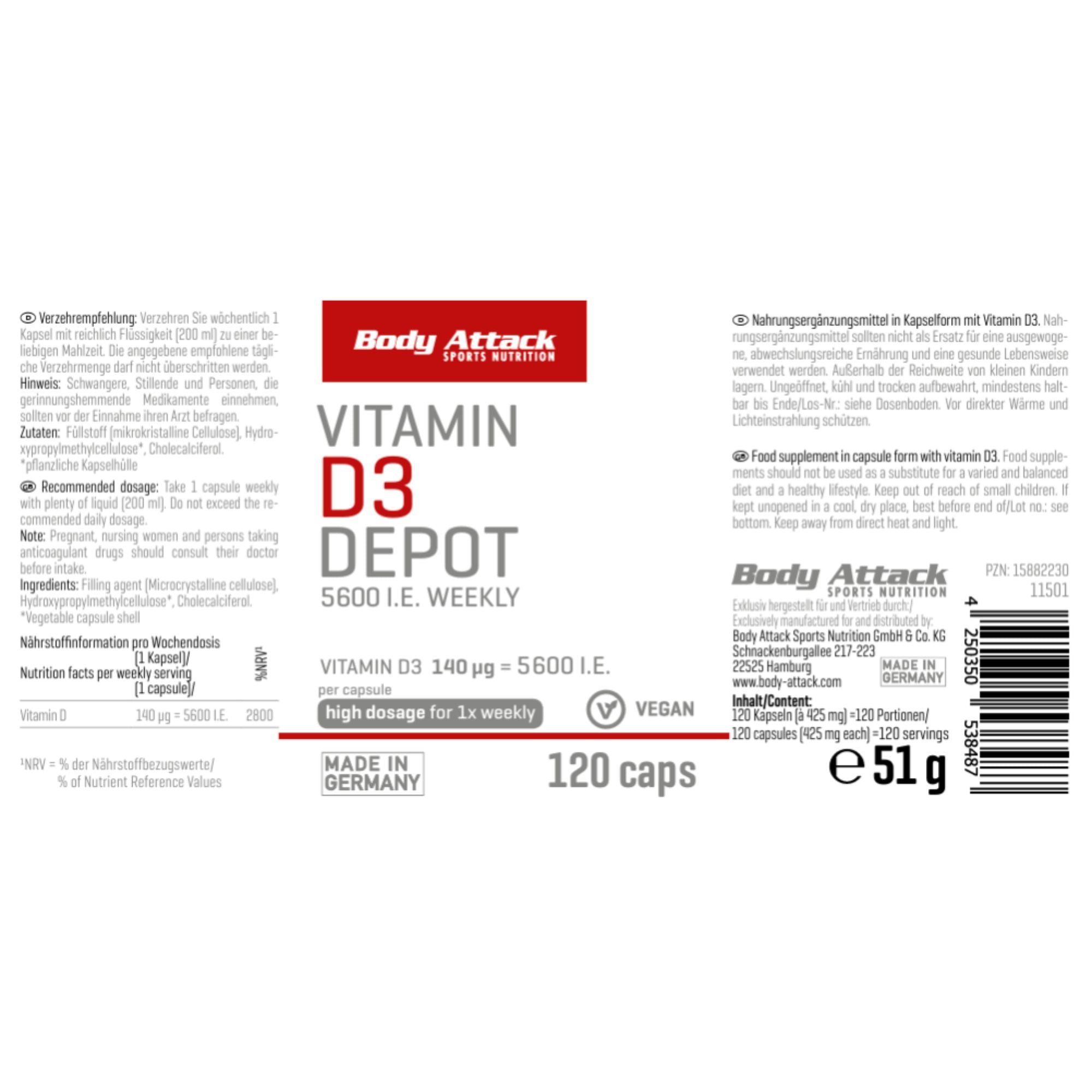 Vitamin D3 - VitalBodyPLUS.de