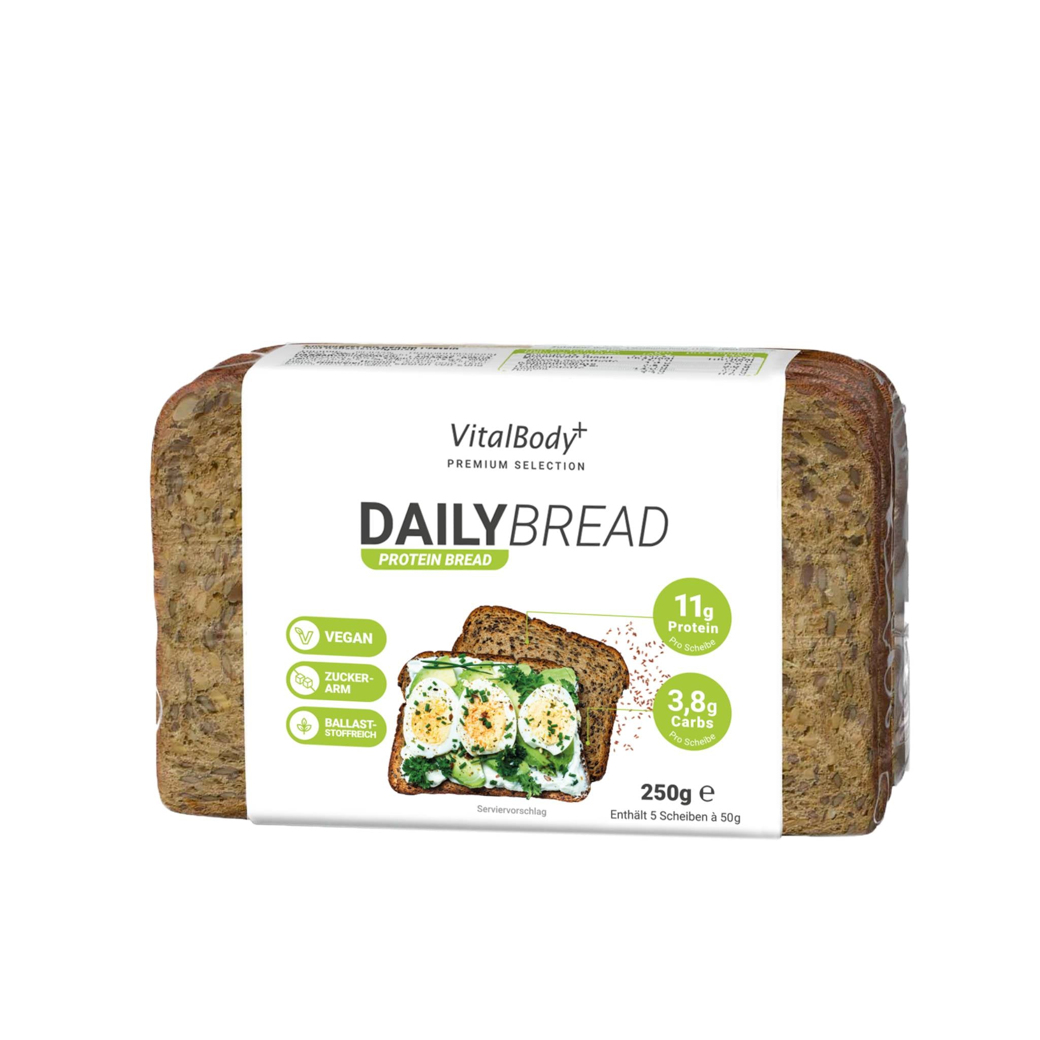 DailyBread Eiweißbrot: 11 g Eiweiß pro Scheibe