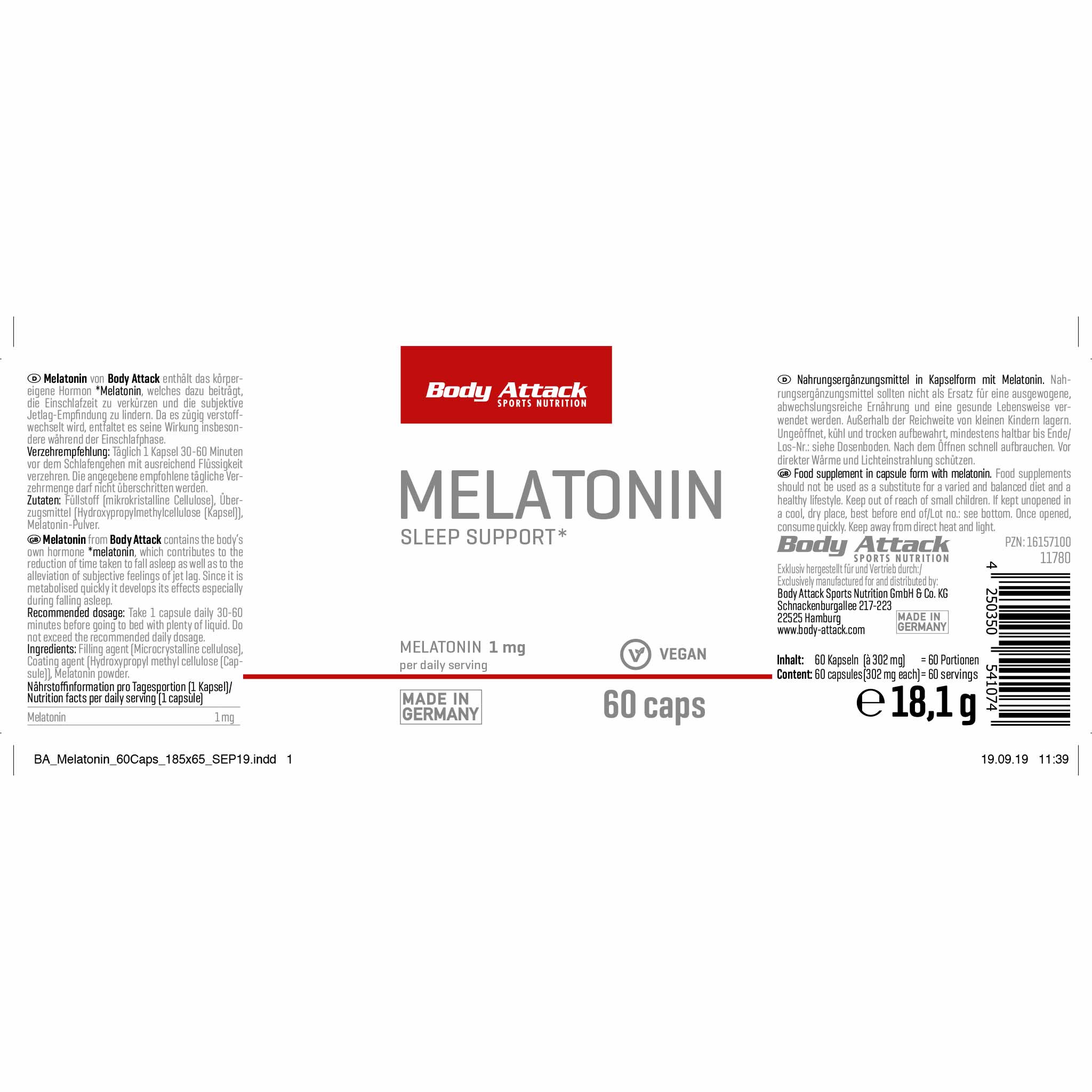 Melatonin - VitalBodyPLUS.de