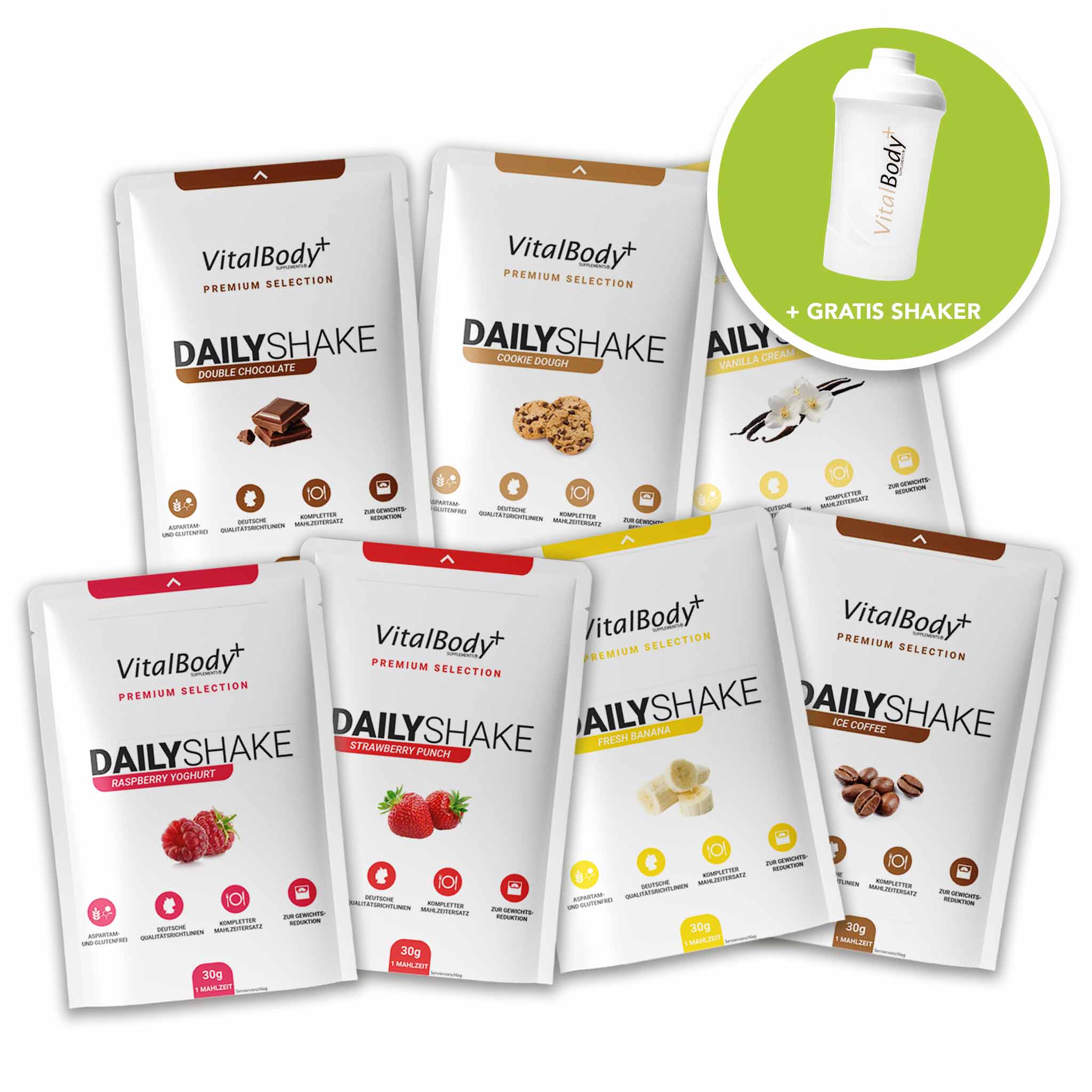 DailyShake Probierpaket - VitalBodyPLUS.de