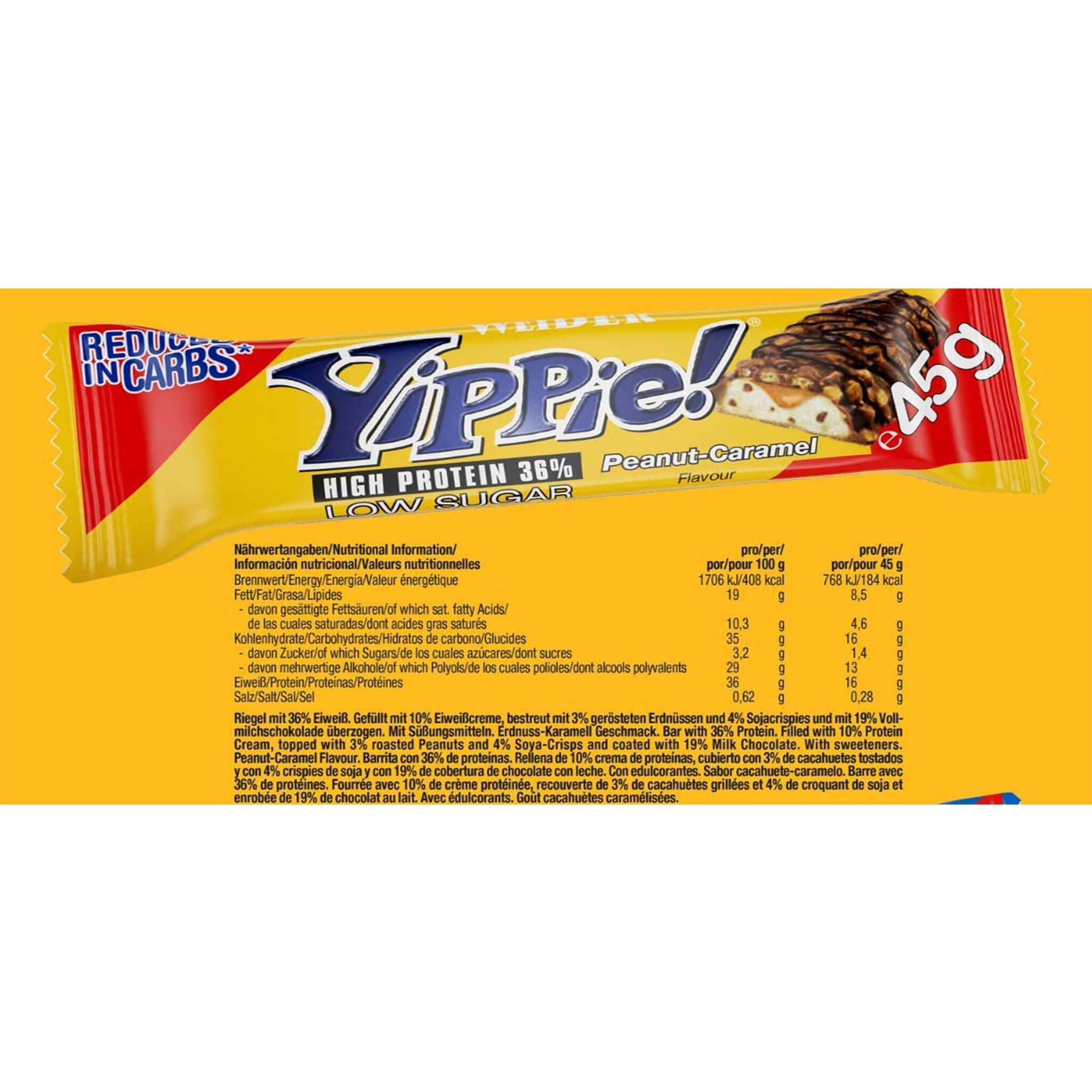 YIPPIE! Bar (12x45g) - VitalBodyPLUS.de