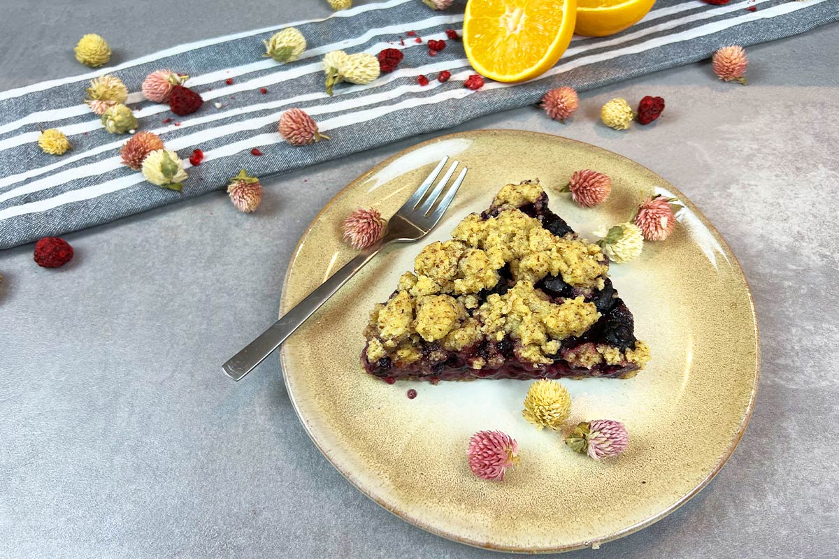 Streuselkuchen ohne Zucker - VitalBodyPLUS.de