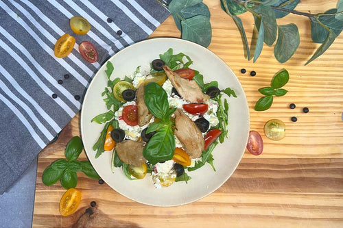 Himmlischer Protein-Hüttenkäse-Salat