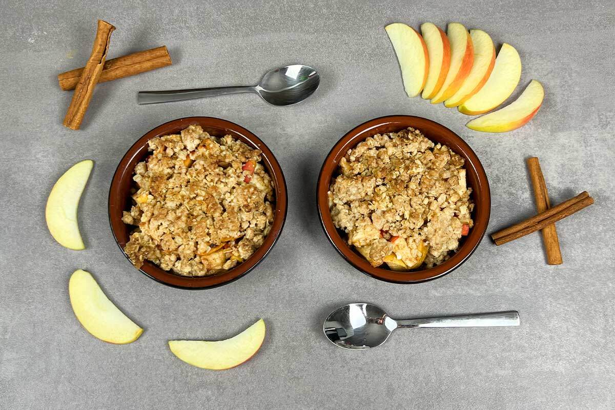 Warmer Apple Crumble - VitalBodyPLUS.de