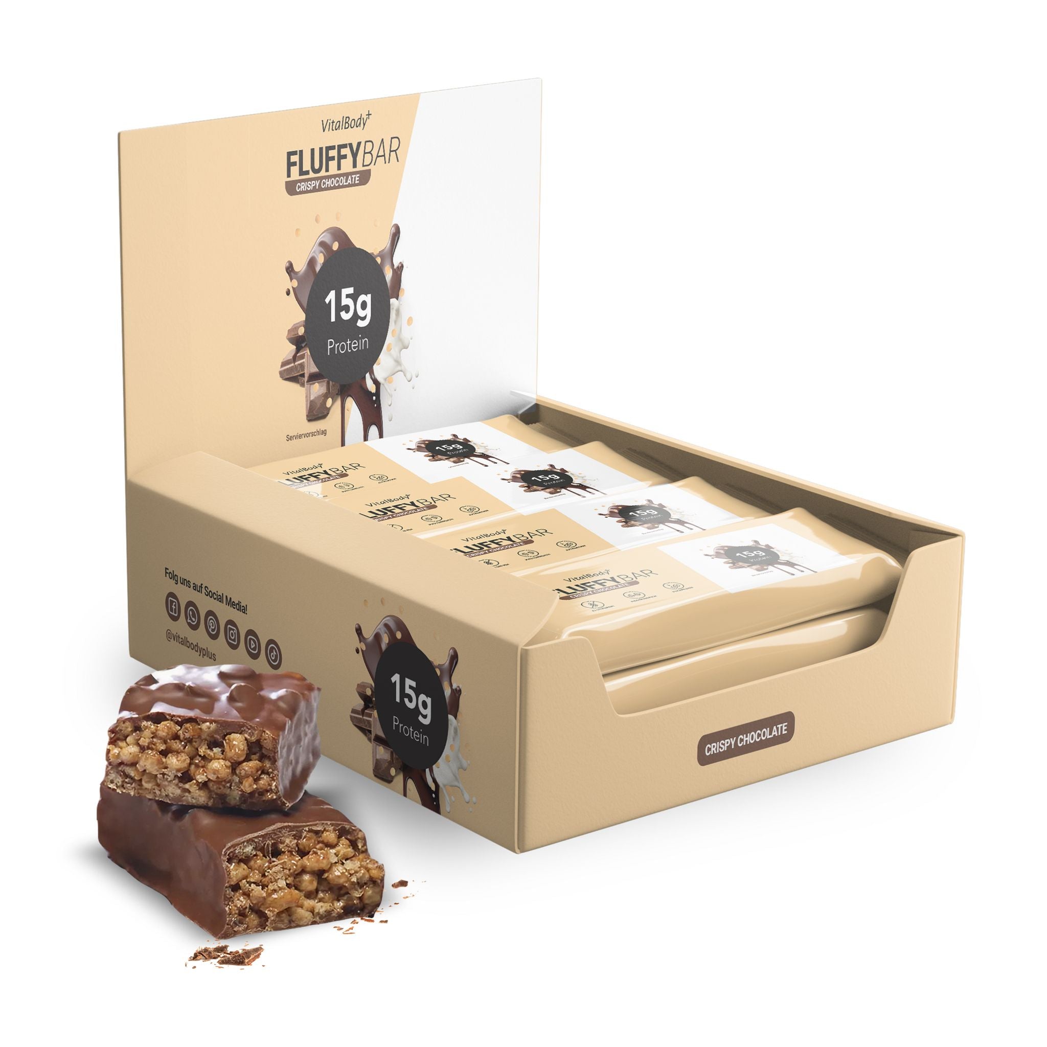 Fluffy Bar Proteinriegel - VitalBodyPLUS.de