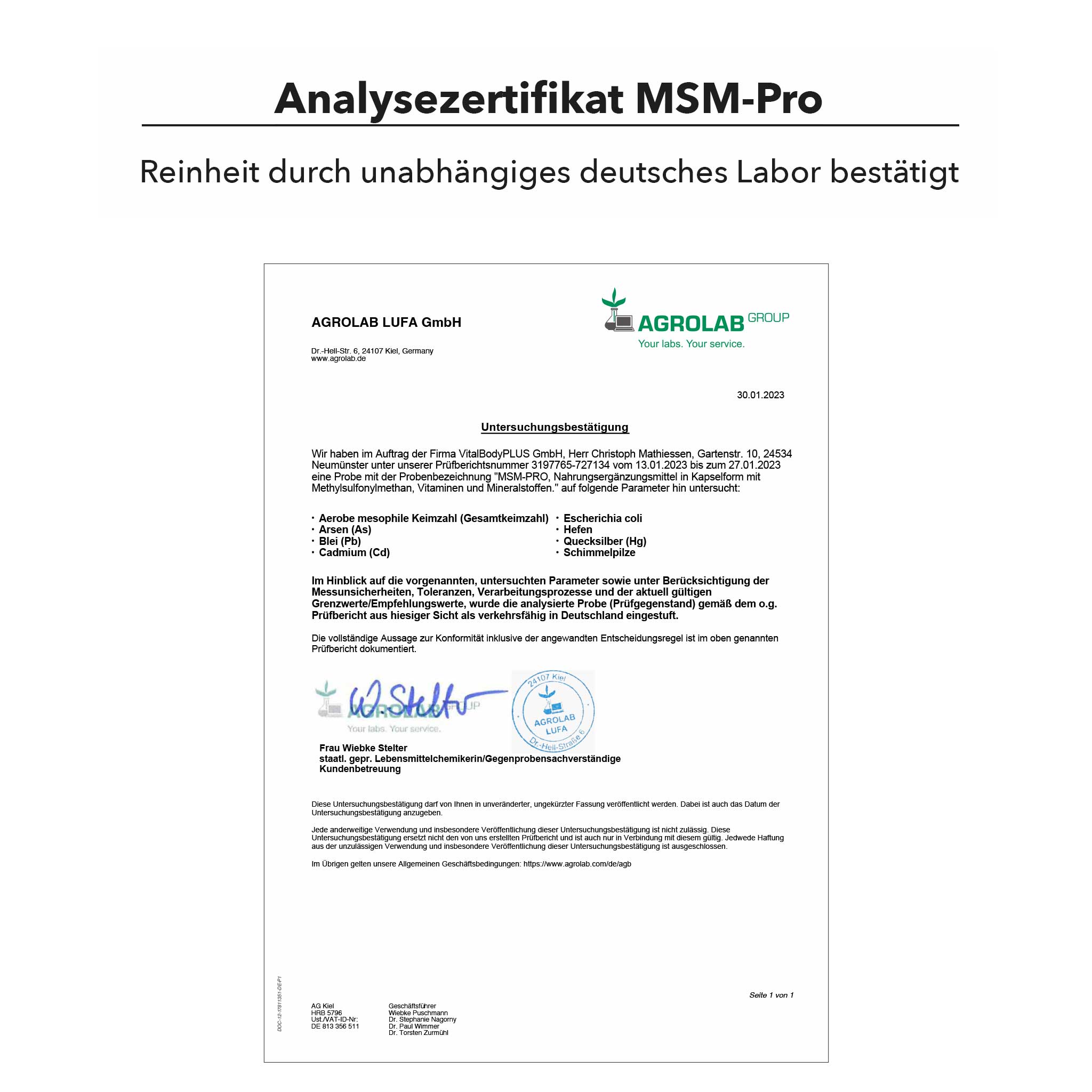 MSM-Pro - VitalBodyPLUS.de