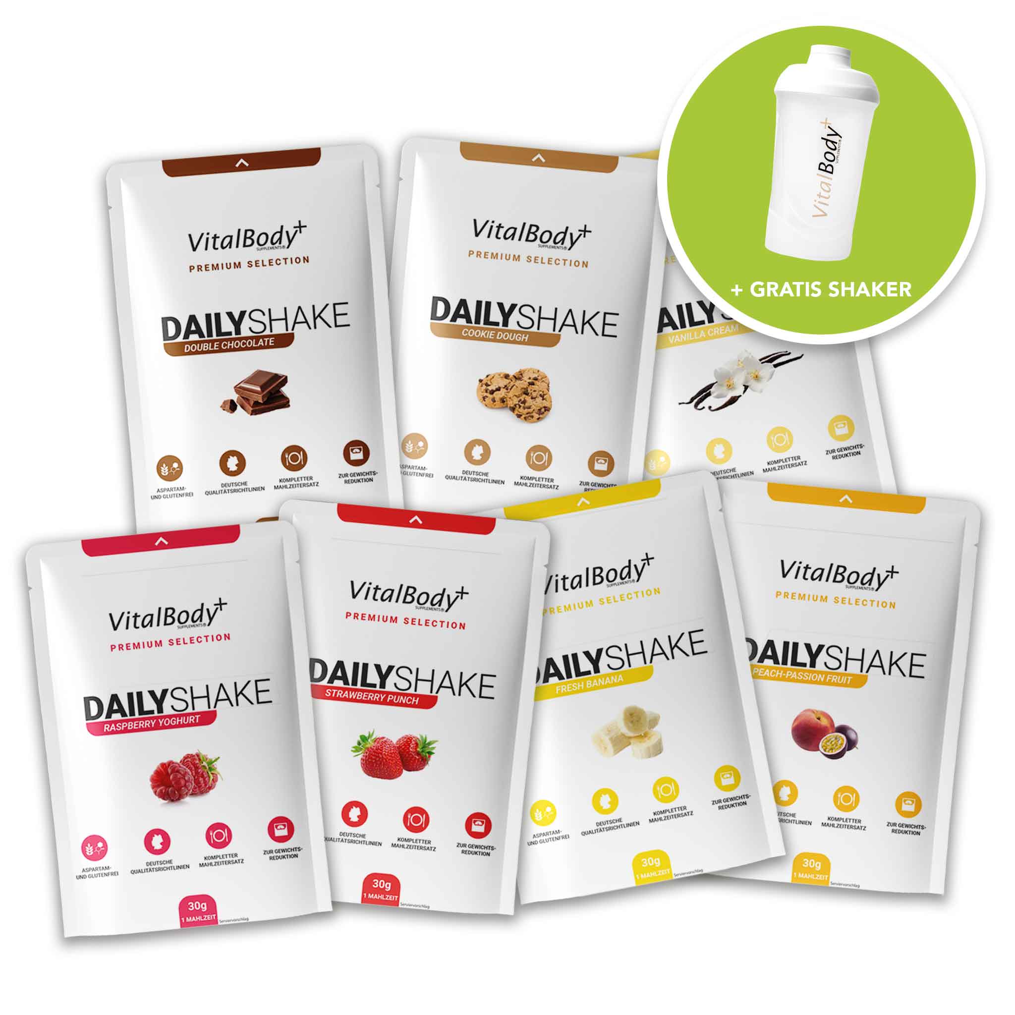 DailyShake Probierpaket - VitalBodyPLUS.de