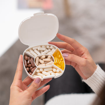 Tablettenbox für deine Kapseln – kompakt für unterwegs